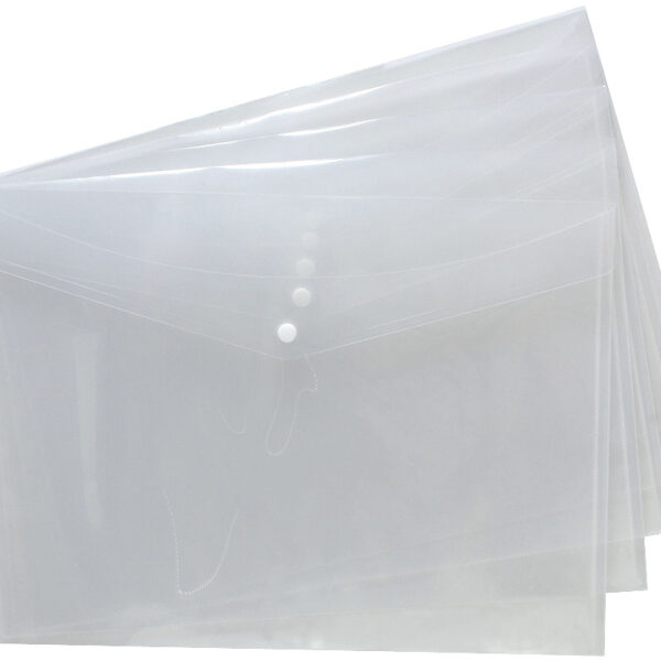 A3 Stud Wallet Clear Pack of 5