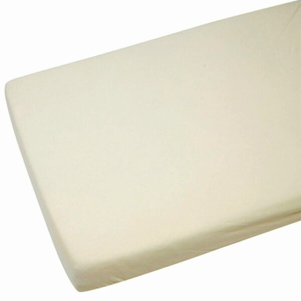 Cot Sheet | Cream Plain Design