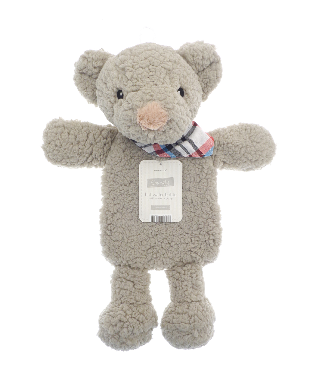 Cream-Teddy-Bear-Animal-Hot-Water-Bottle-animal-hot-water-bottle-cover-unicorn-hot-water-bottle-cover-uk.jpg Brown Bear Hot Water Bottle | Novelty - Image 1