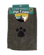 Microfibre Pet Towel 100x60cm by World of Pets | 2 colours