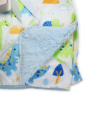Dinosaur Fur Back Baby Blanket | Fur Back - Image 3