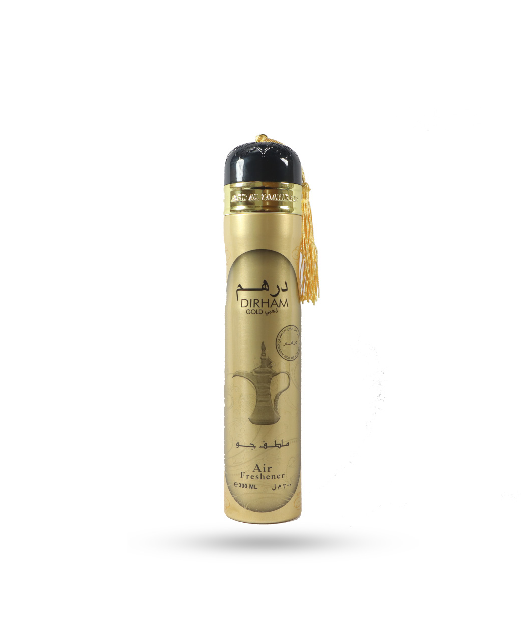 Dirham-Gold-air-freshener-website-pic-1.jpg Dirham Gold Air Freshener 300ml By Ard Al Zaafaran - Image 1