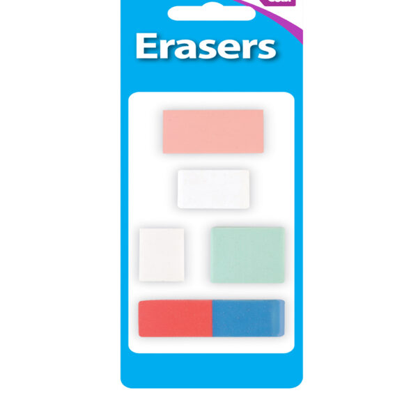 Erasers from E&A | 5 pack