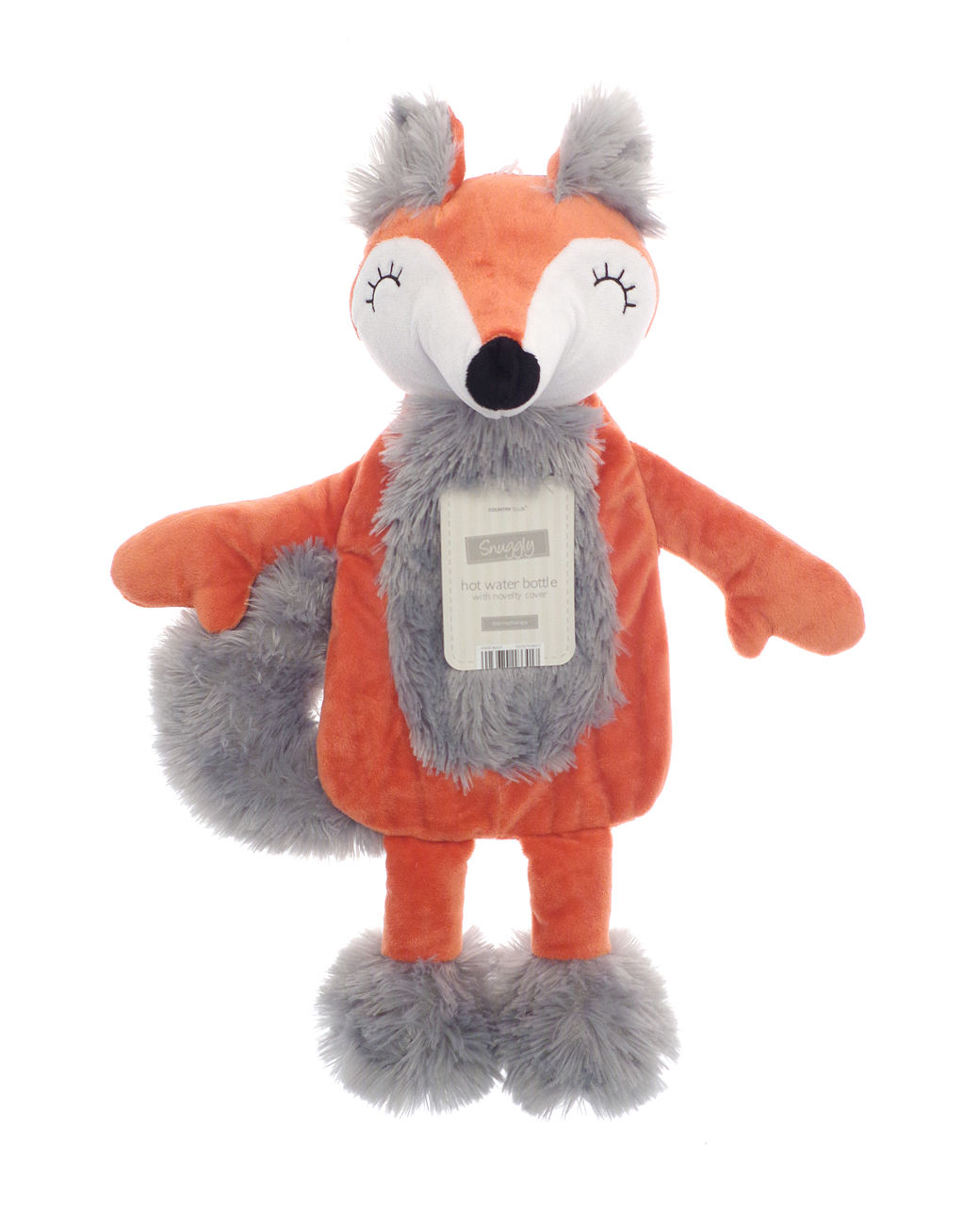 Fox-Animal-Hot-Water-Bottle-animal-hot-water-bottle-cover-unicorn-hot-water-bottle-cover-uk.jpg Fox Animal Hot Water Bottle | Novelty - Image 1