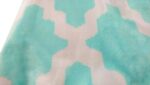 Luxury Soft Fur Back Blanket green chain Design - Image 3