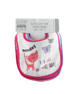 Girls Days Of The Week Baby Bibs