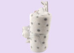 Grey Sleepy Bunny Toy Blanket - Toy and Blanket Set - Image 2