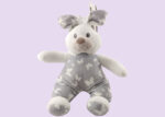 Grey Sleepy Bunny Toy Blanket - Toy and Blanket Set - Image 3