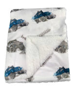Luxury Soft Fur Back Blanket Hummer Design