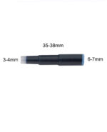 Pack of 25 Pen Ink Cartridges | Blue or Black - Image 3