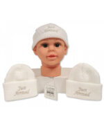Newborn 'Just Arrived' Baby Beanie Hat - Image 2