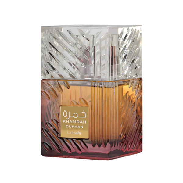 Khamrah Dukhan Eau de Parfum by Lattafa – Bold Oriental Fragrance with Tobacco, Amber & Smoked Spices | 100ml Unisex Scent -Perfume for men and Perfume for Women