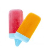 Plastic Ice Lolly Maker Pack of 6 Re-usable Purple Yellow Blue Colours - Image 2