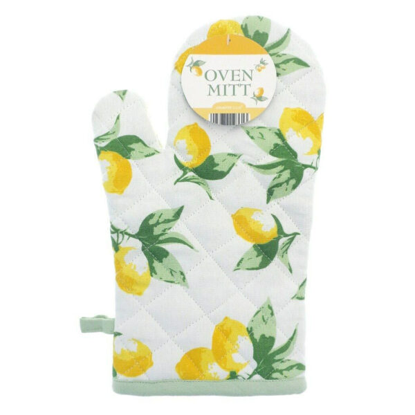 Lemon Cotton Oven Mitt | Kitchen