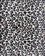 Luxury Soft Fur Back Blanket Pink and Black Leopard Spots Design - Image 3