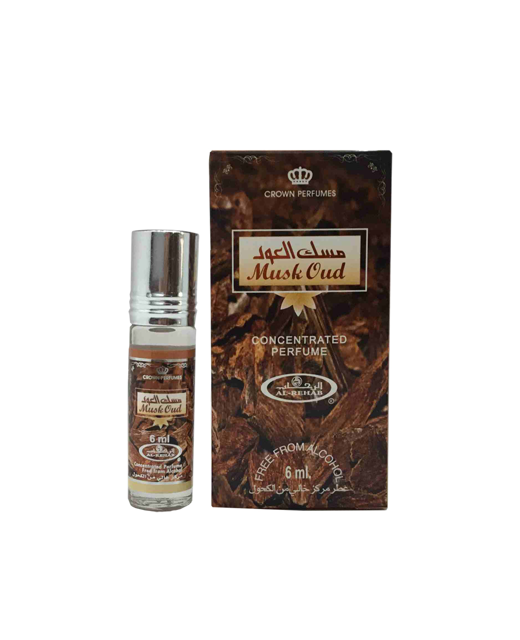 Musk-Oud-perfume-oil-6ml-roll-on-attar-al-rehab-al-rehab-concentrated-perfume-oil-best-attar-perfume-oil-al-rehab-crown-roll-on-attar-perfume-oil-best-arabic-perfume-oil.jpg Musk Oud 6ml Roll On by Al Rehab | Perfume Oil - Image 1