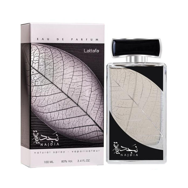 Najdia Silver 100ml by Lattafa | Perfumes