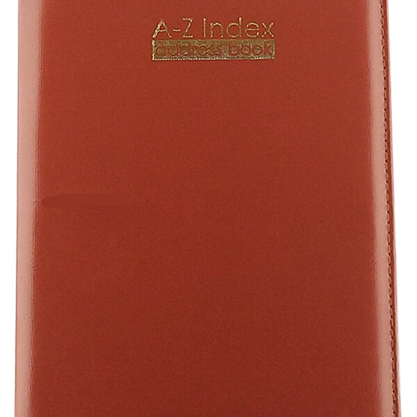 A-Z Address Book Orange