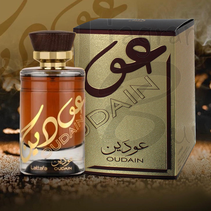 Oudain-4.jpg Oudain 100ml Perfume by Lattafa - Image 1