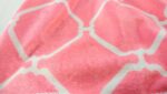 Luxury Soft Fur Back Blanket pink chain Design - Image 3