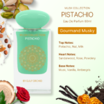 Gulf Orchid Musk Tahara Pistachio EDP 60ml Vanilla & Creamy Musk Scent - Image 2