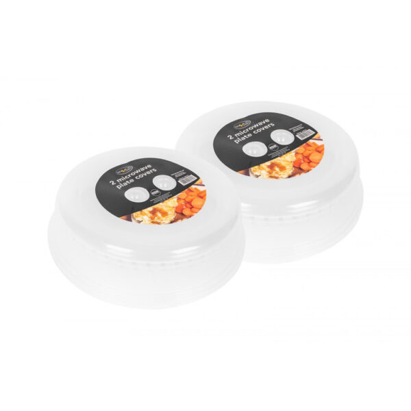 Plastic Microwave Plate Cover - Set of 2 | Kitchen
