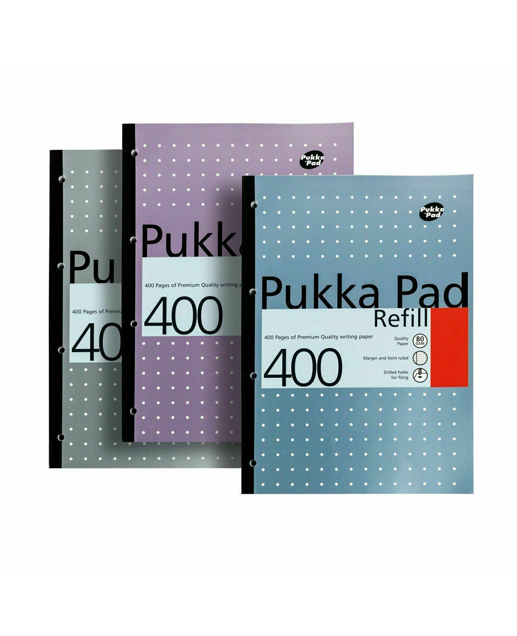 Pukka-Pad-400-Refill-Note-Book-Note-Pad-pukka-pad-refill-400-pukka-pastel-refill-pad-400-page-pukka-400-sheet-refill-pad.jpg A4 Pukka Pad Refill 400 | Books & Pads - Image 1