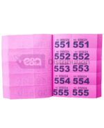 Cloakroom & Raffle Tickets by E&A | Single or Multipack - Image 2