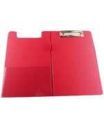 A5 PVC Red Fold Over Foolscap Clipboard