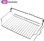 3 Roasting Trays with Racks - Non Stick Oven and Grill Cooling Racks for Baking and Panini Maker Tray Pan Set 33.3X35cm - Image 7