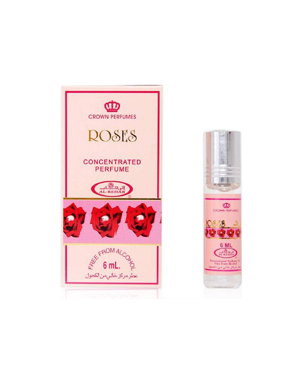 Roses-perfume-oil-6ml-roll-on-attar-al-rehab-al-rehab-concentrated-perfume-oil-best-attar-perfume-oil-al-rehab-crown-roll-on-attar-perfume-oil-best-arabic-perfume-oil.jpg Roses 6ml Roll On by Al Rehab | Perfume Oil - Image 1