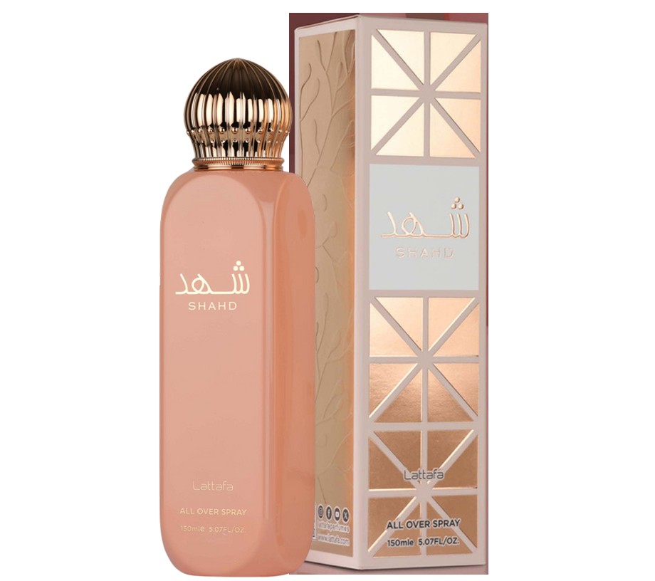 Shahd-150ml-all-over-spray.jpg Lattafa Shahd 150 ml All Over Perfume for Women - Image 1