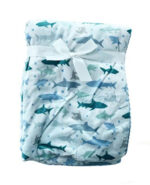 Fur Back Blanket 75x100cm | Blue Shark - Image 3