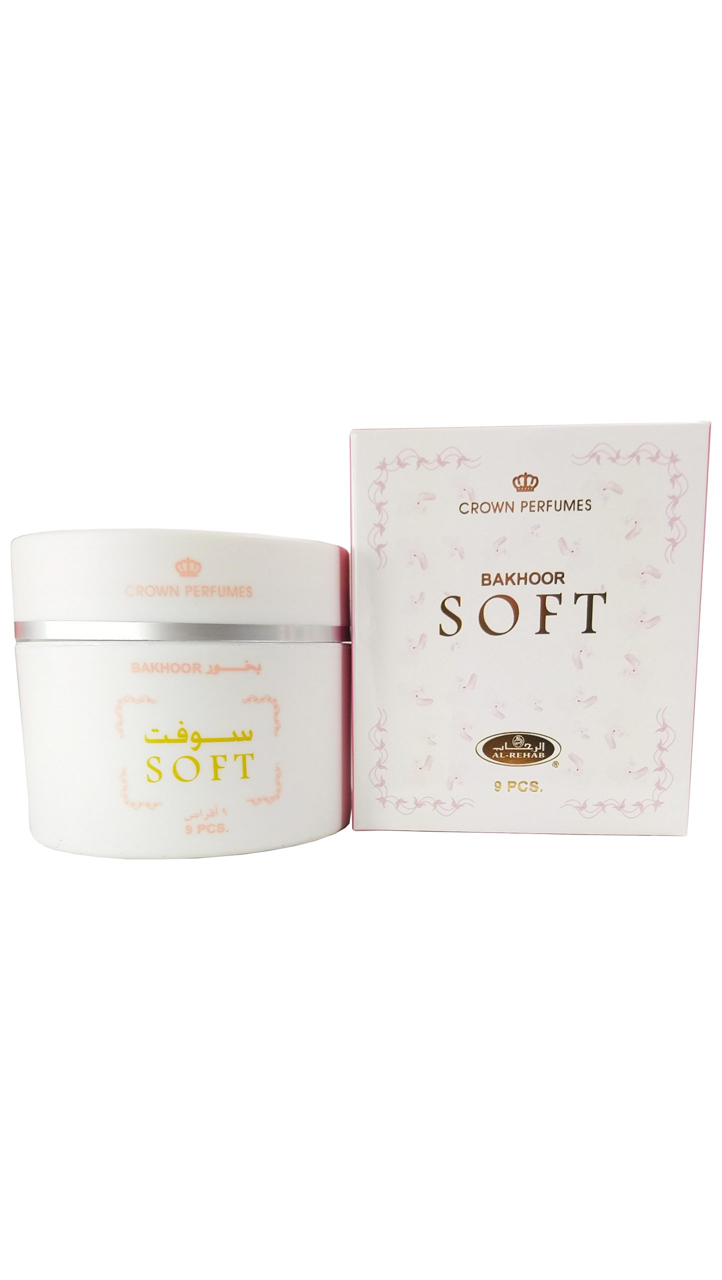 Soft-9-piece-powder-01-scaled-1.jpg Bakhoor | Soft 40g by Al Rehab - Image 1