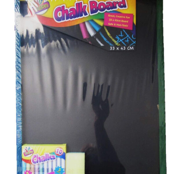 A4 Artbox Chalkboard With Rubber and Chalks