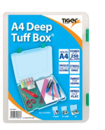 A4 deep tuff box assorted colours ( black,red,green,blue) - Image 3