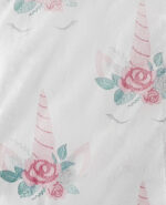 Flower Cone Design Luxury Soft Fur Back Blanket - Image 2