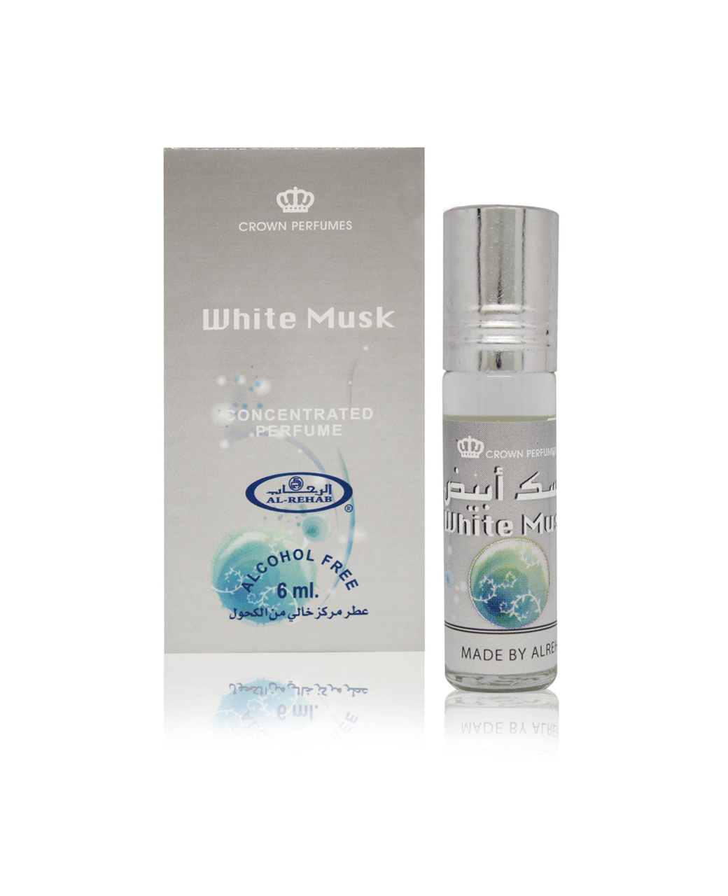 White-Musk-perfume-oil-6ml-roll-on-attar-al-rehab-al-rehab-concentrated-perfume-oil-best-attar-perfume-oil-al-rehab-crown-roll-on-attar-perfume-oil-best-arabic-perfume-oil.jpg White Musk 6ml Roll On by Al Rehab | Perfume Oil - Image 1