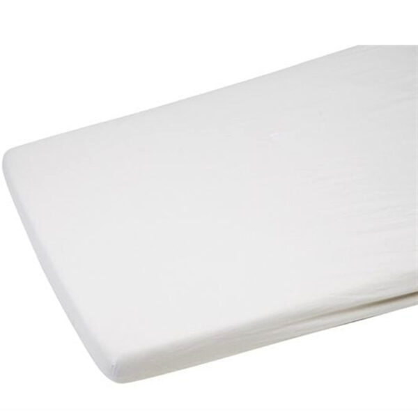 Cot Sheet | White Plain Design