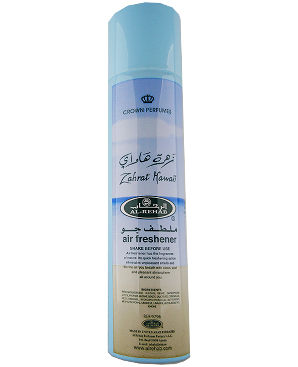 Zahrat-Hawaii-01.jpg Air Freshener | Zahrat Hawaii 300ml by Al Rehab - Image 1