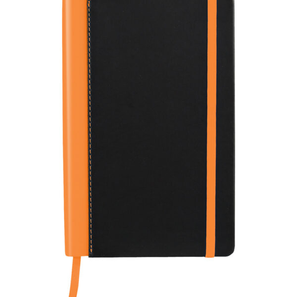 Orange A5 Leather Notebook Diary Hardback Cover