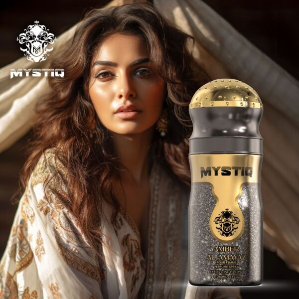 Amber Al Amayaz 250ml Extra Long Lasting Perfume Body Spray For Her By Mystiq