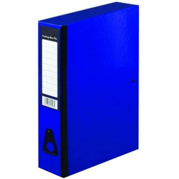 Blue A4 Box File Foolscap