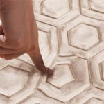 E&A Distribution Limited cream bath mat non slip 43x61cm - Image 5