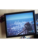 Relax Now, Work Later | Lap Tray | 43 x 33 x 1.5cm - Image 3