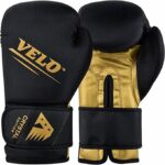 Maya Hide Leather VELO Boxing Gloves: Ideal for Combat Training with Ventilated Palm & Long Wrist Support. - Image 3