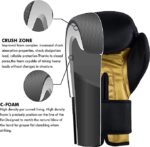 Maya Hide Leather VELO Boxing Gloves: Ideal for Combat Training with Ventilated Palm & Long Wrist Support. - Image 2