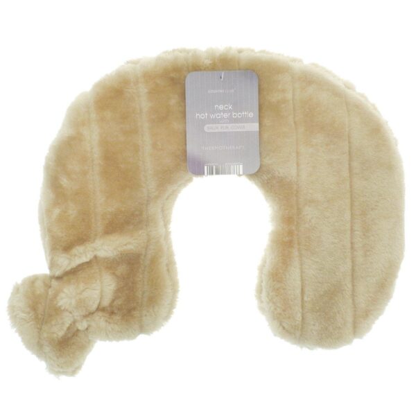 Golden Neck Faux Fur Hot Water Bottle