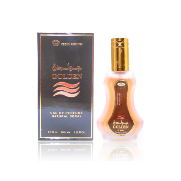 Golden Perfume Spray 35ml by Al Rehab Arabic Arabian Fragrance