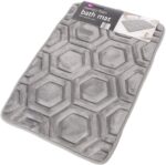 E&A Distribution Limited grey bath mat non slip 43x61cm